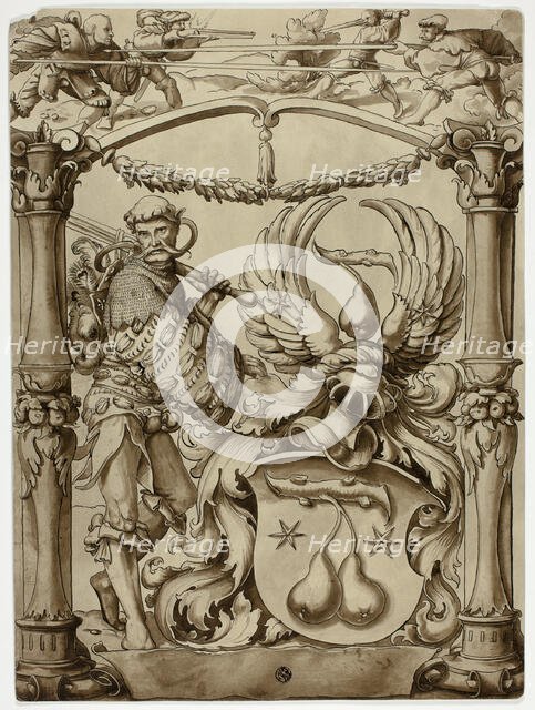 Design for Swiss Heraldic Arms, n.d. Creator: Unknown.