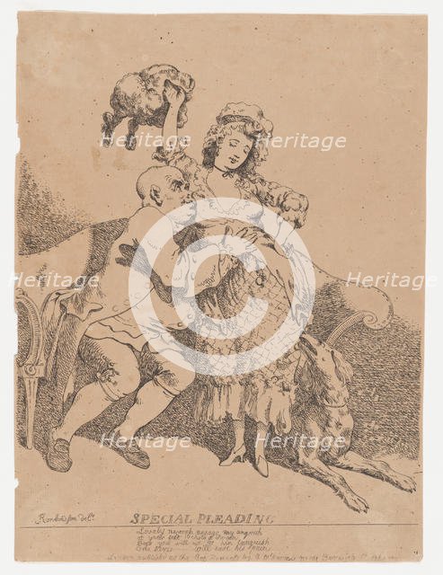 Special Pleading, [March 1780]., [March 1780]. Creator: Thomas Rowlandson.