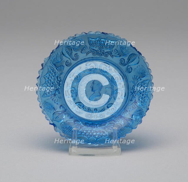 Cup plate, c. 1844. Creator: Unknown.