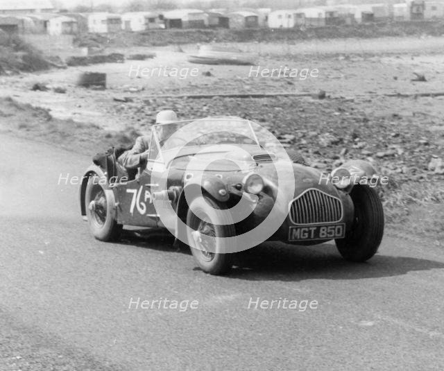 1951 Allard J2 at Gosport speed trials 1958. Creator: Unknown.