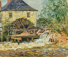 La roue du moulin (The mill wheel), 1918. Creator: Maufra, Maxime (1861-1918).