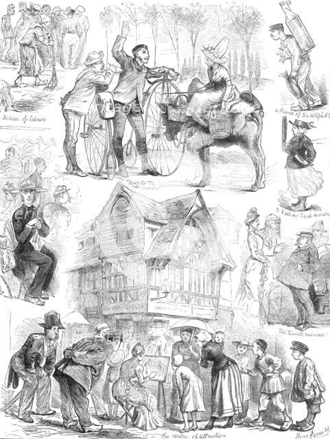 The Tourist in Normandy, 1881. Creator: Unknown.