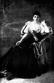 Pictures from the Royal Academy: Mrs. MacKinnon - Madame Louisa Starr Canziani, 1898. Creator: Unknown.