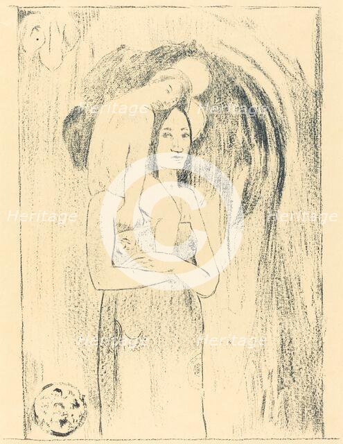 Ia Orana Maria (We Greet Thee, Mary), c. 1894. Creator: Paul Gauguin.