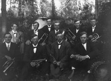 Lima Music Choir, Britt Edvin, Emil Samuelsson, Leonard Hansson, Mill- Johan Olsson...., 1917. Creator: Leonard Hansson.