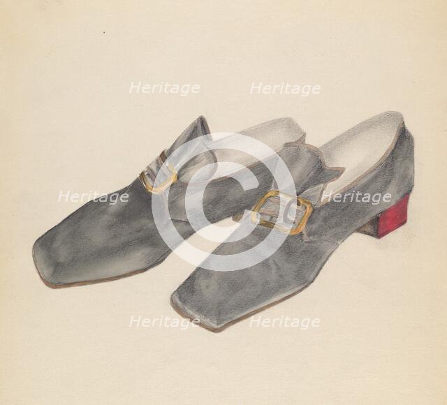 Shoes, 1935/1942. Creator: Nancy Crimi.