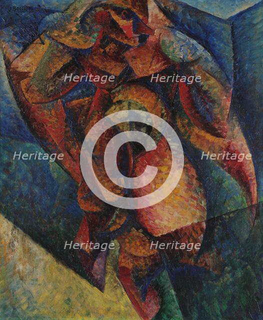 Corpo umano (Dinamismo), 1913. Creator: Boccioni; Umberto (1882-1916).