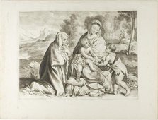 Holy Family, n.d. Creator: Cornelis de Visscher.