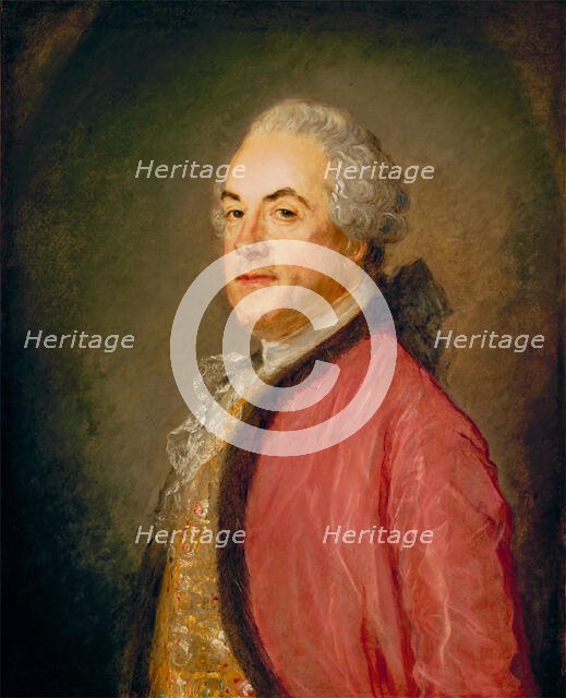 Portrait of a Man, c.between 1761 and 1763. Creator: Jean-Baptiste Perronneau.