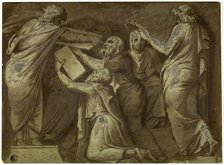 Numa Pompilius Giving the Laws to the Romans, n.d. Creator: Giovanni Battista Galestruzzi.