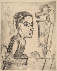 The Painter, 1923. Creator: Ernst Kirchner.