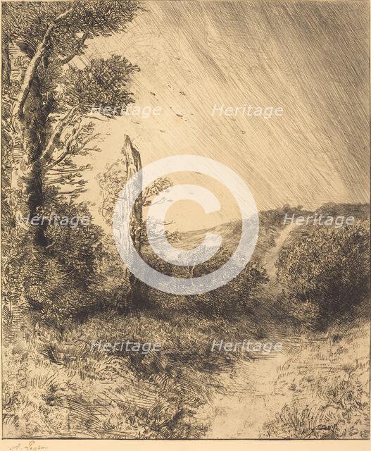 Gust of Wind (Le coup de vent). Creator: Alphonse Legros.