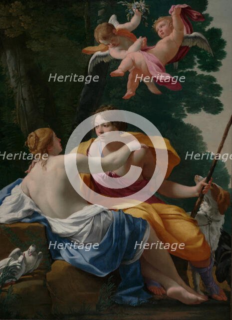 Venus and Adonis, about 1642. Creator: Simon Vouet.