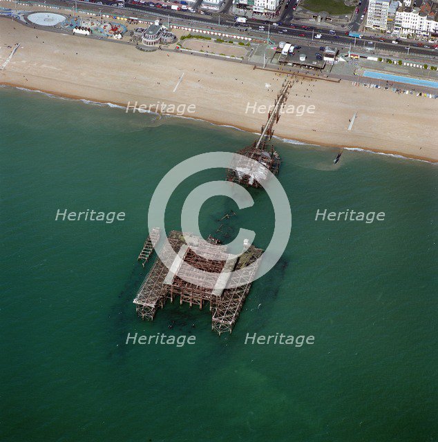 West Pier, Brighton, East Sussex. Artist: Damian Grady.