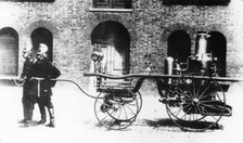 Early Fire Engine, c1890s. Creator: Unknown.