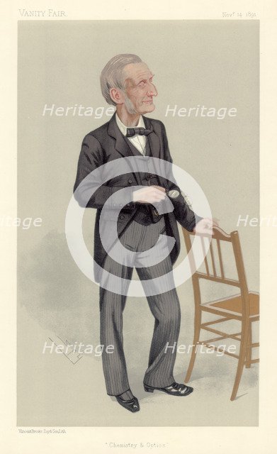 John Hall Gladstone, English chemist, 1891. Artist: Spy