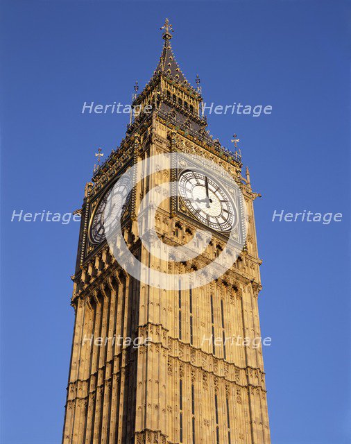  Big Ben ' Clock Tower, c1990-2010. Artist: Unknown.