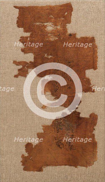 Dress Fragments, Coptic, 4th century. Creator: Unknown.