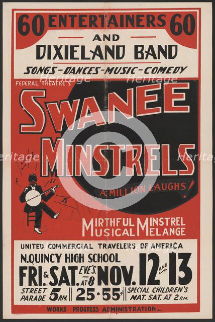 Swanee Minstrels, [193-]. Creator: Unknown.