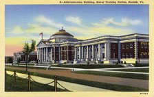 Administration Building, Naval Training Station, Norfolk, Virginia, USA, 1940. Artist: Unknown