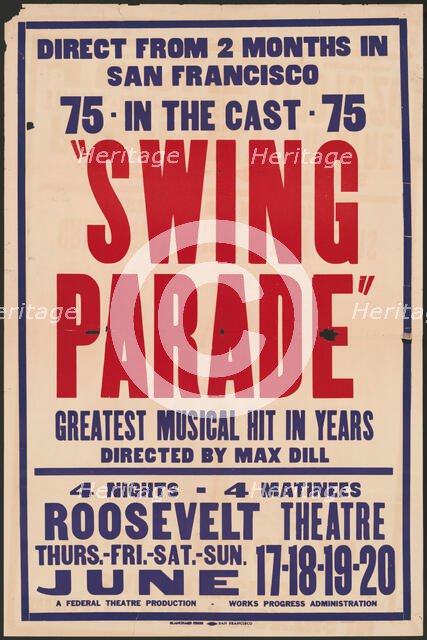 Swing Parade, [193-]. Creator: Unknown.
