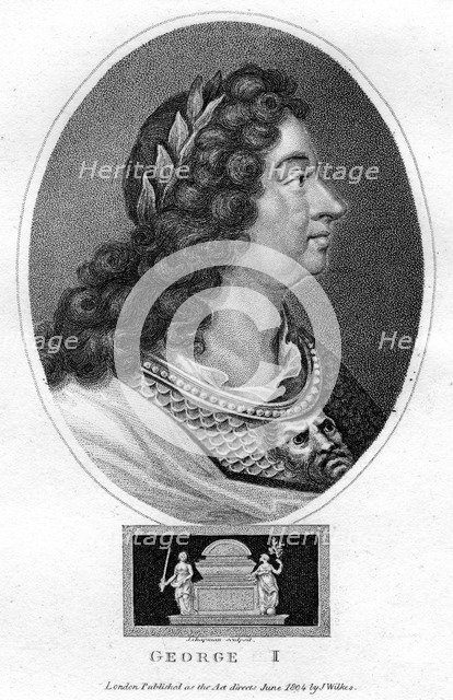 George I of Great Britain, (1804). Artist: J Chapman