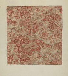 Printed Textile, c. 1939. Creator: Sylvia DeZon.