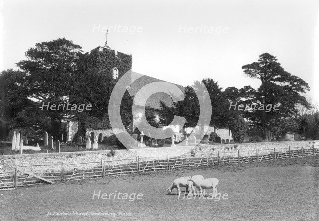St Martin's Church, Canterbury, Kent, 1890-1910. Artist: Unknown