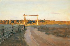 Summer evening  , 1900. Creator: Levitan, Isaak Ilyich (1860-1900).