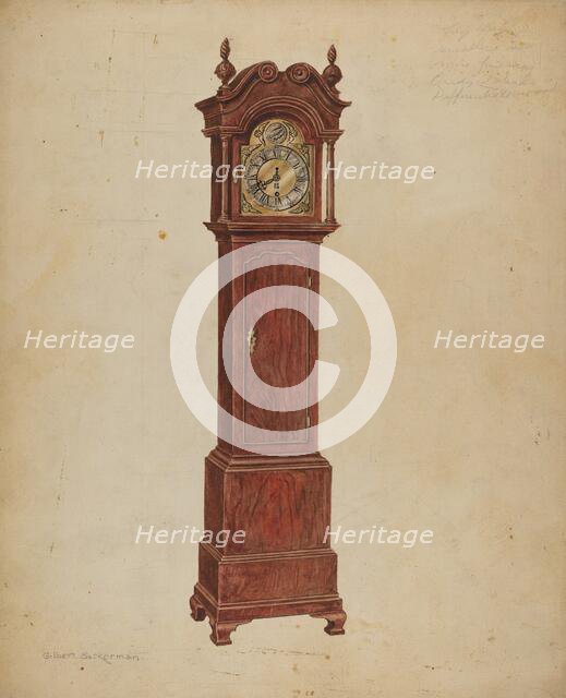 Clock, 1935/1942. Creator: Gilbert Sackerman.