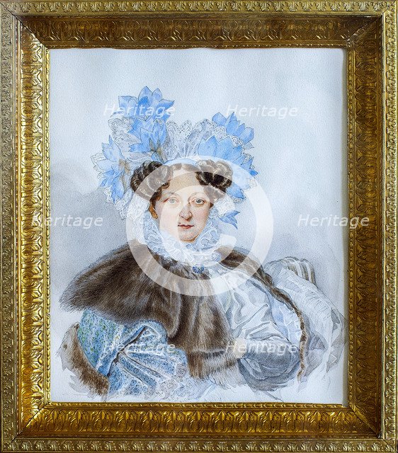 Portrait of Yekaterina Ivanovna Zagryazhskaya (1779-1842).