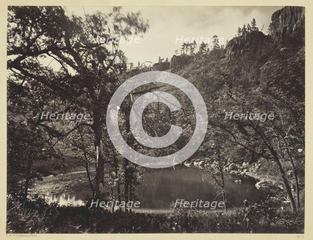 Apache Lake, Sierra Blanca Range, Arizona, 1873. Creator: Tim O'Sullivan.