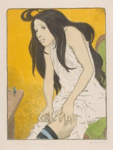 The Morphine Addict, 1897. Creator: Grasset, Eugène (1841-1917).