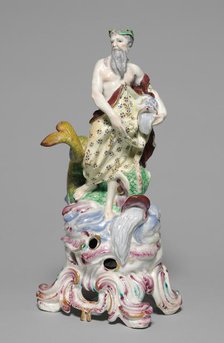 Figure of Water, 1755. Creator: Bow Porcelain Factory (British).