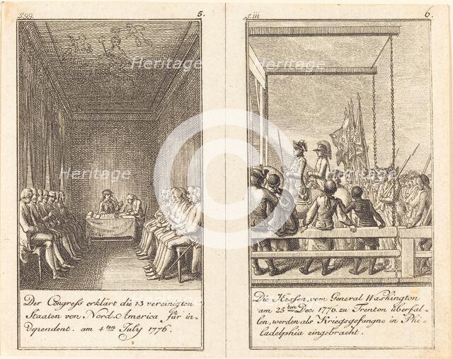 The History of the United States, 1783/1784. Creator: Daniel Nikolaus Chodowiecki.