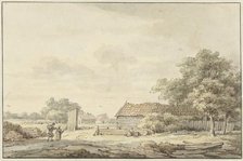 Landscape with farms, 1756-1826. Creator: Cornelis Buys.