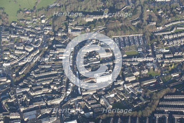 Town centre on market day, Skipton, North Yorkshire, 2014. Creator: Historic England Staff Photographer.