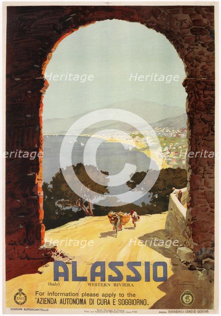 Alassio, 1929. Artist: Craffonara, Aurelio (1875-1945)