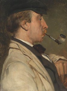 Portrait of Ludwig Casimir ('Louis') Sierig (1834-1919), Painter, 1858. Creator: Matthijs Maris.