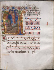 Antiphonary, c. 1470-1480. Creator: Girolamo da Cremona (Italian), follower of.