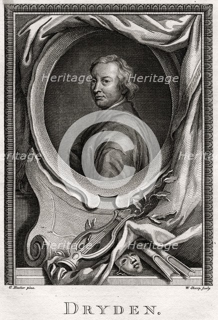 'Dryden', 1775. Artist: W Sharp