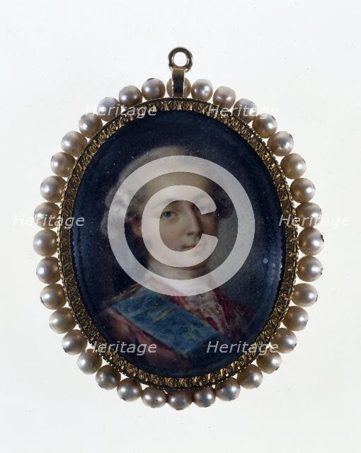 Portrait of Louis-Auguste, Dauphin of France, future Louis XVI, c1769. Creator: Peter Adolf Hall.