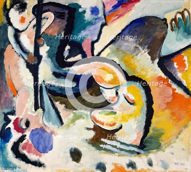 Saint George III, 1911. Creator: Kandinsky, Wassily Vasilyevich (1866-1944).