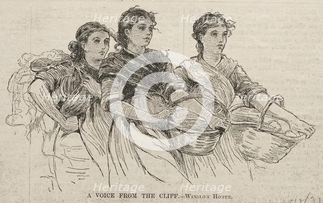 A Voice from the Cliff. Creator: Winslow Homer (American, 1836-1910).