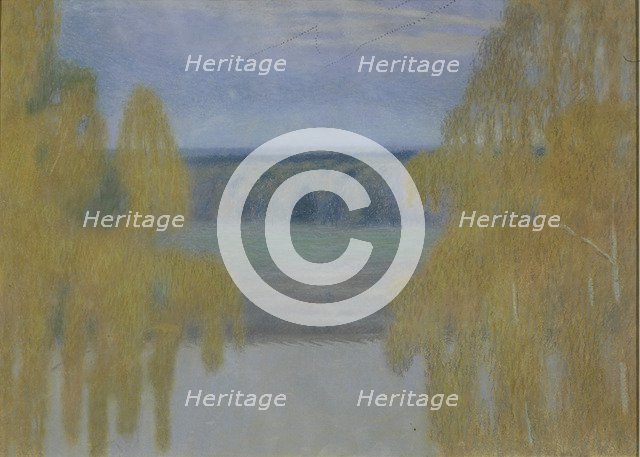 Autumn, 1905. Artist: Borisov-Musatov, Viktor Elpidiforovich (1870-1905)