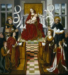 The Madonna of the Catholic Monarchs, 1491-1493. Artist: Master of Madonna of the Catholic Monarchs (active late 15th-century)