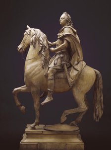 Model for an Equestrian Statue of King George III, 1769. Creator: Agostino Carlini.