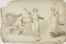Thalia, Clio, and Melpomene, n.d. Creator: Giovanni Battista Cipriani.