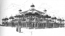 'The Mausoleum of Akbar, Agra', 1892, (1902). Creator: Joseph Holland Tringham.
