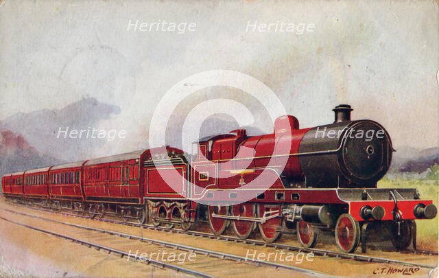 Scotch Express, London Midland & Scottish Railway, 1935. Creator: C.T. Howard.